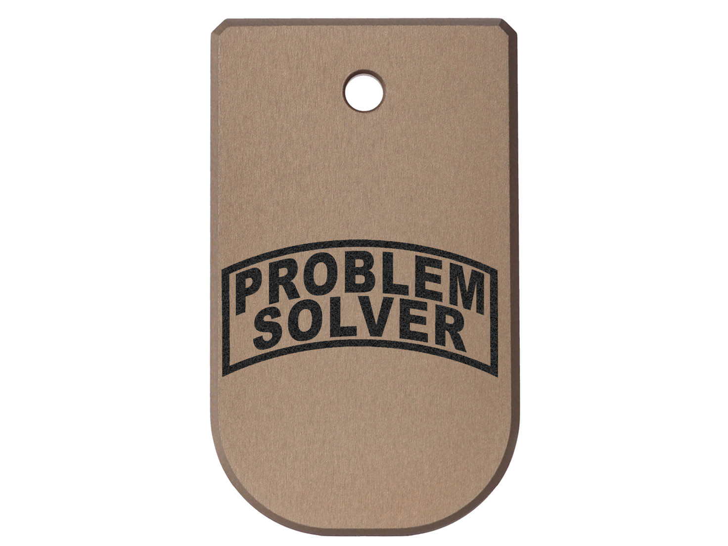 NDZ Glock 43X 48 Magazine Base Plate Aluminum FDE, Black